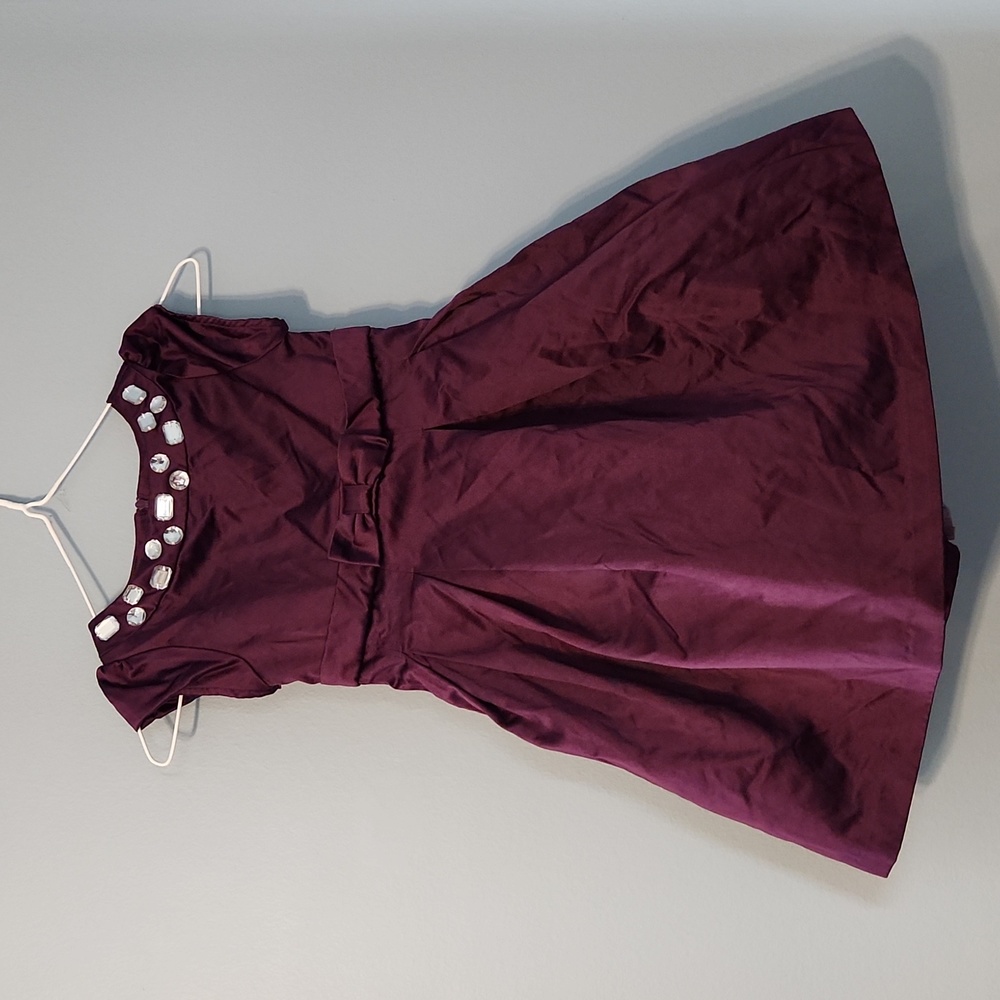 Girls Purple Dress with shoes to match